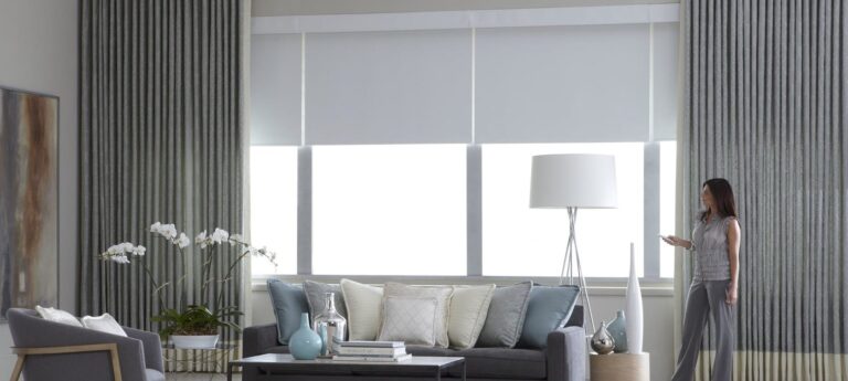 Roller Blinds or Curtains
