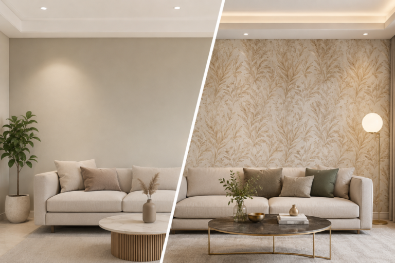 wallpaper vs paint for dubai