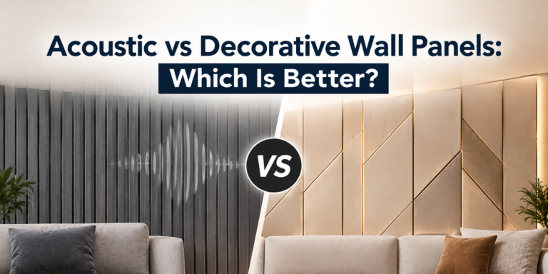 Acoustic vs Decorative Wall Panels