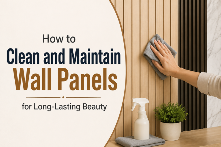 Wall panel cleaning tips